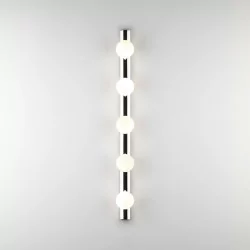 ASTRO Cabaret 5 chrome/black bathroom wall lamp 1087008, 1087010