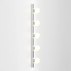 ASTRO Cabaret 5 chrome/black bathroom wall lamp 1087008, 1087010