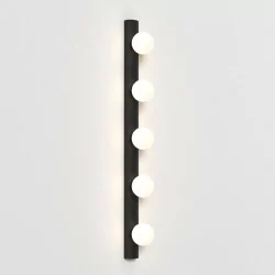 ASTRO Cabaret 5 chrome/black bathroom wall lamp 1087008, 1087010