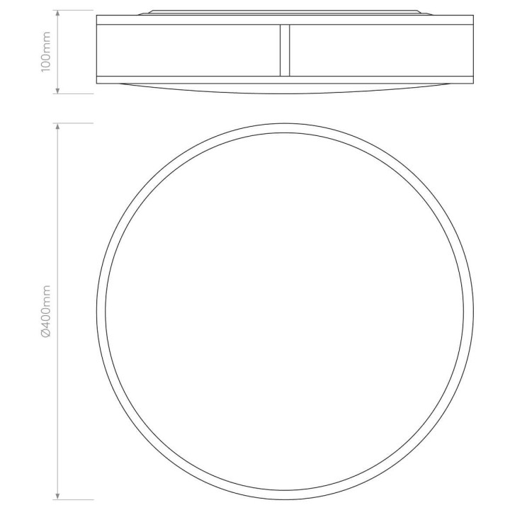 Bathroom ceiling ASTRO Mashiko Round 400 1121026, 1121085