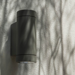 Astro Dartmouth TWIN LED Outdoor wall lamp black 1372006 IP54