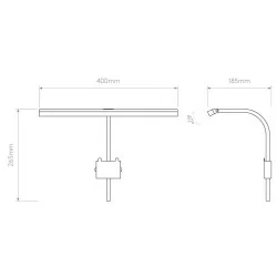 ASTRO MONDRIAN FRAME MOUNTED 400 black, bronze