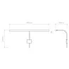 ASTRO MONDRIAN FRAME MOUNTED 600 LED brown, black