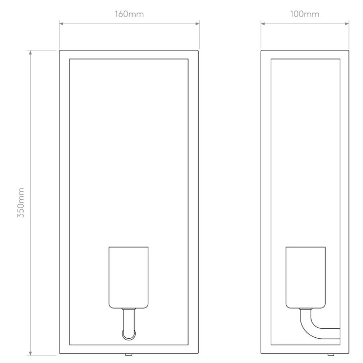 ASTRO MESSINA SENSOR 1183004 black outdoor wall lamp E27 1x 60W
