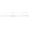 ASTRO KASHIMA 620 LED 1174004 w kolorze polerowanego chromu