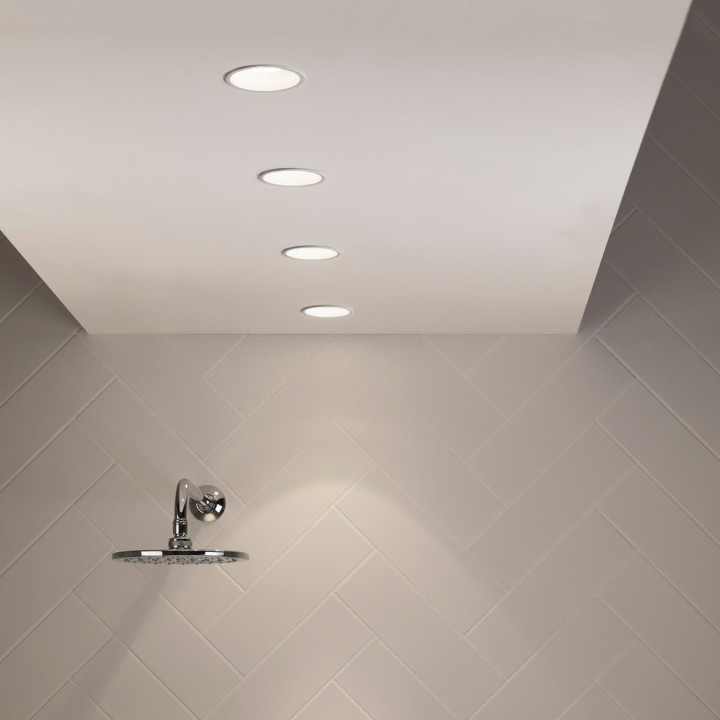 Astro MINIMA ROUND FIXED luminaire IP65 white or black power max 50W