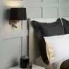 ASTRO AZUMI READER wall lamp matte nickel interior with a lampshade
