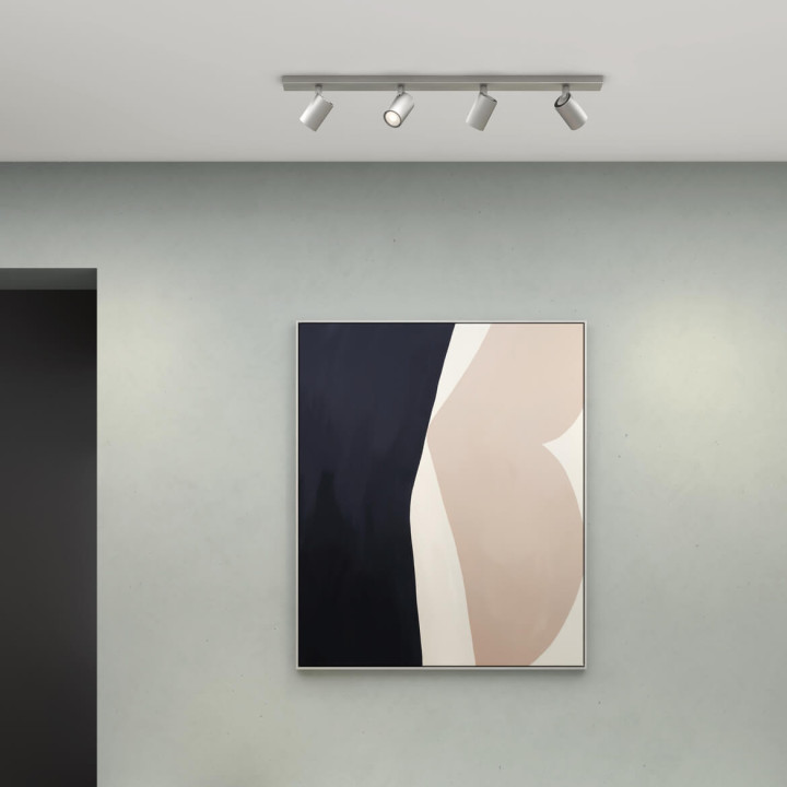 ASTRO ASCOLI Four Bar to poczw&oacute;rny reflektor sufitowy, 4 kolory