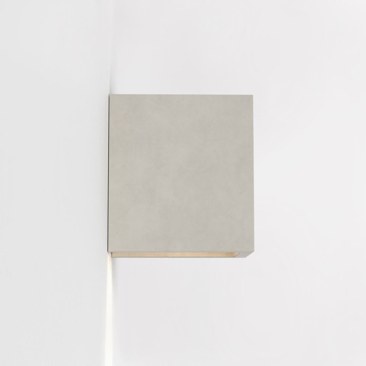 ASTRO Oslo 120 is a concrete outdoor LED wall lamp, light color 3000K