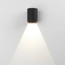 ASTRO DUNBAR 100 aluminum black single-sided LED wall lamp