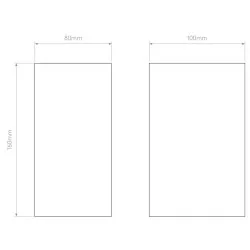 ASTRO DUNBAR 160 outdoor double-sided LED wall lamp IP65