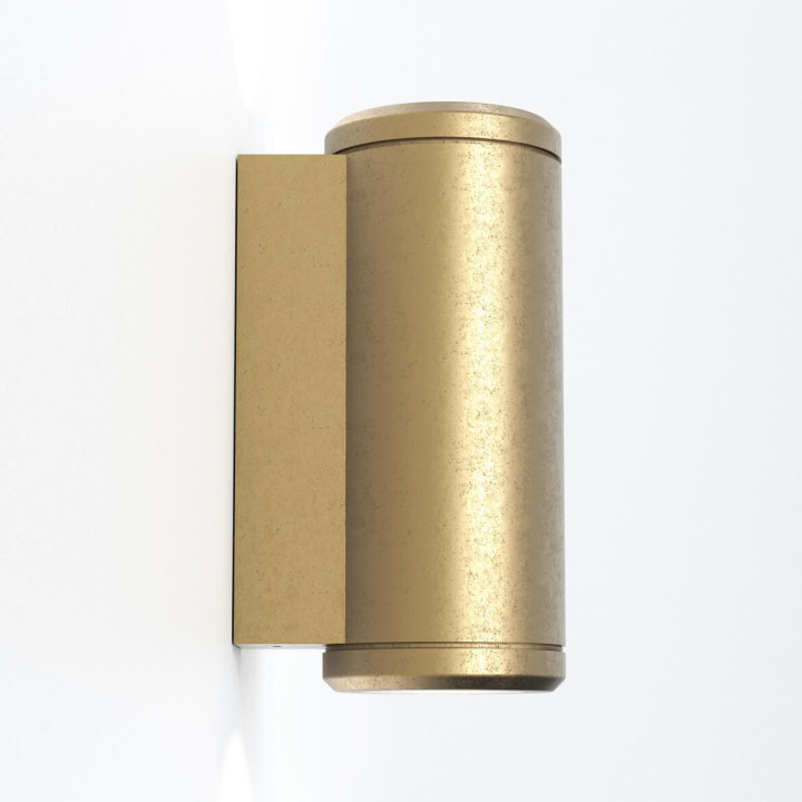 ASTRO JURA TWIN double wall lamp in the color of antique brass