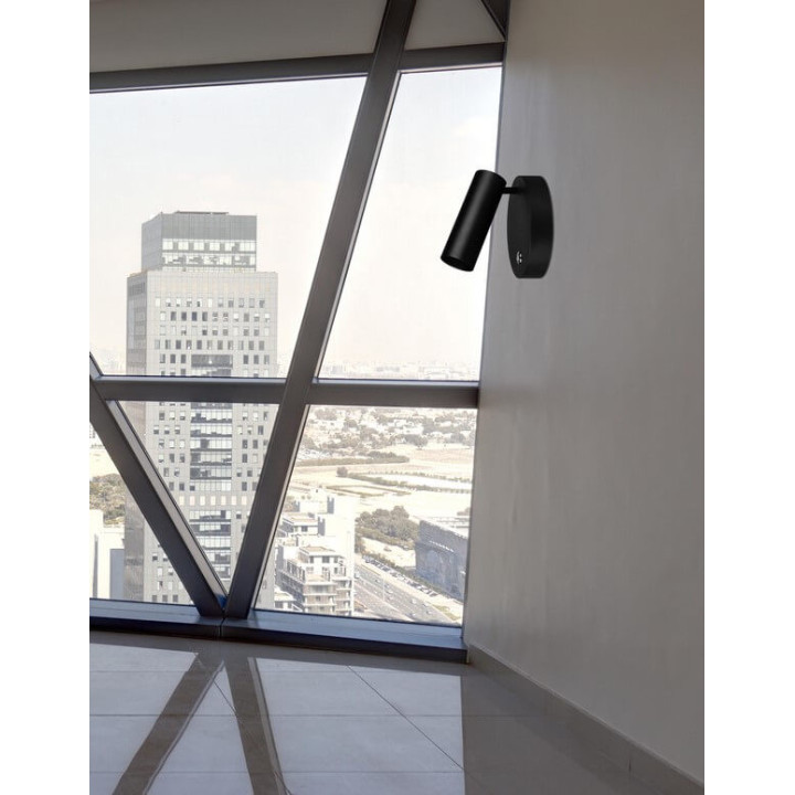 LUCES BARINAS wall lamp with socket for GU10 black or white color