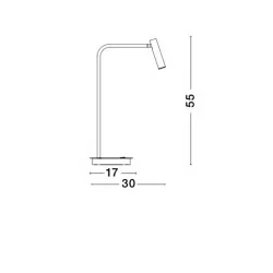 LUCES BERISSO LE42256 biurkowa lampa LED 3W