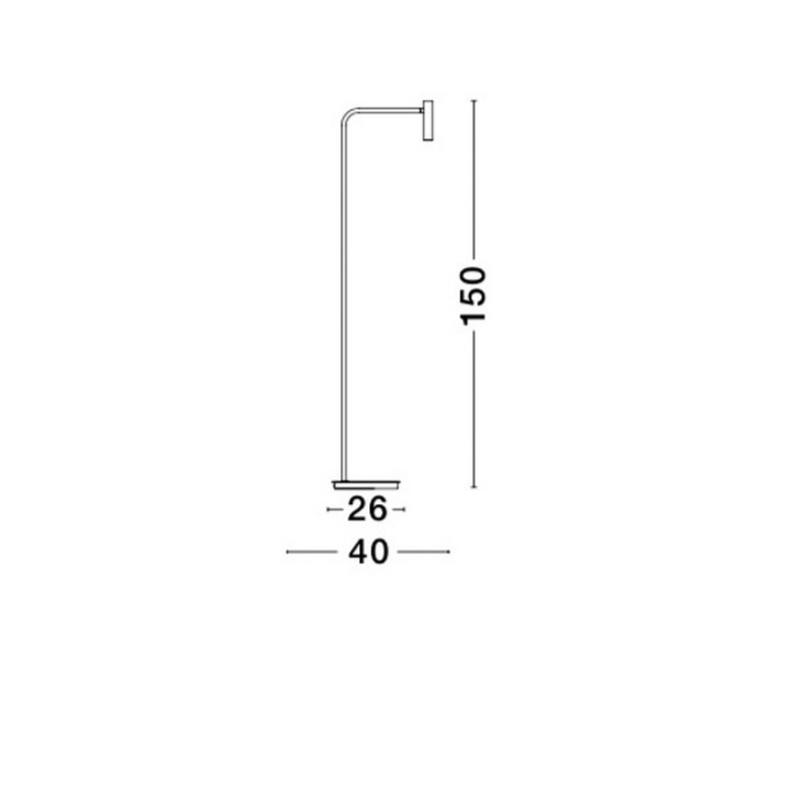 LUCES BERISSO LE42257 lampa podłogowa LED 3W 3000K 190lm