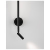 LUCES BIESCAS LE42260/1 wall lamp with LED black, white