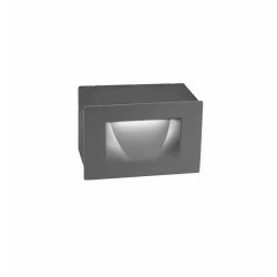 LUCES TARTAGAL LE71444/5 rectangular outdoor lamp, gray or white