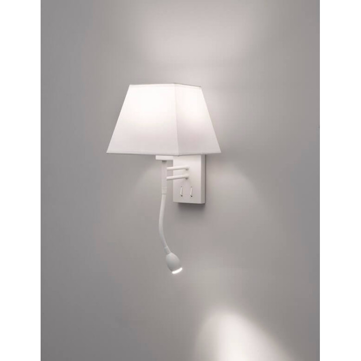 LUCES CACERES LE42280 LE42277 wall lamp LED + E27 black or silver