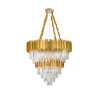 LUCES CAMPANA LE42284 hanging gold crystal lamp E14