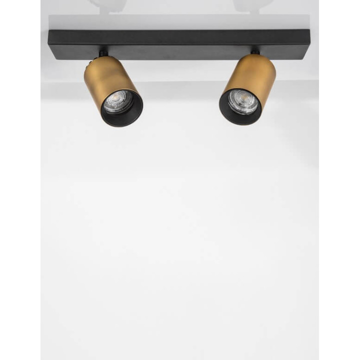 LUCES COCOROTE LE61470 lampa sufitowa w kolorze złotym, 2 reflektory