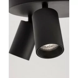 LUCES CLORINDA LE61464/5 ceiling lamp with 3 spotlights, white/black