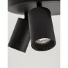 LUCES CLORINDA LE61464/5 ceiling lamp with 3 spotlights, white/black