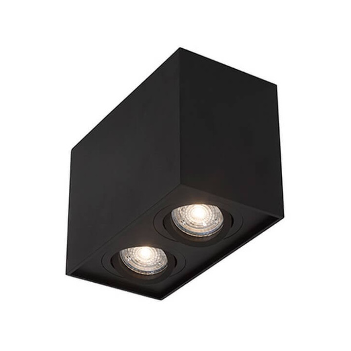 LUCES CHIVACOA LE61452/3 prostokątna lampa sufitowa czarna lub biała