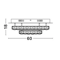 LUCES CERCEDA LE42316 Ceiling lamp 44W LED