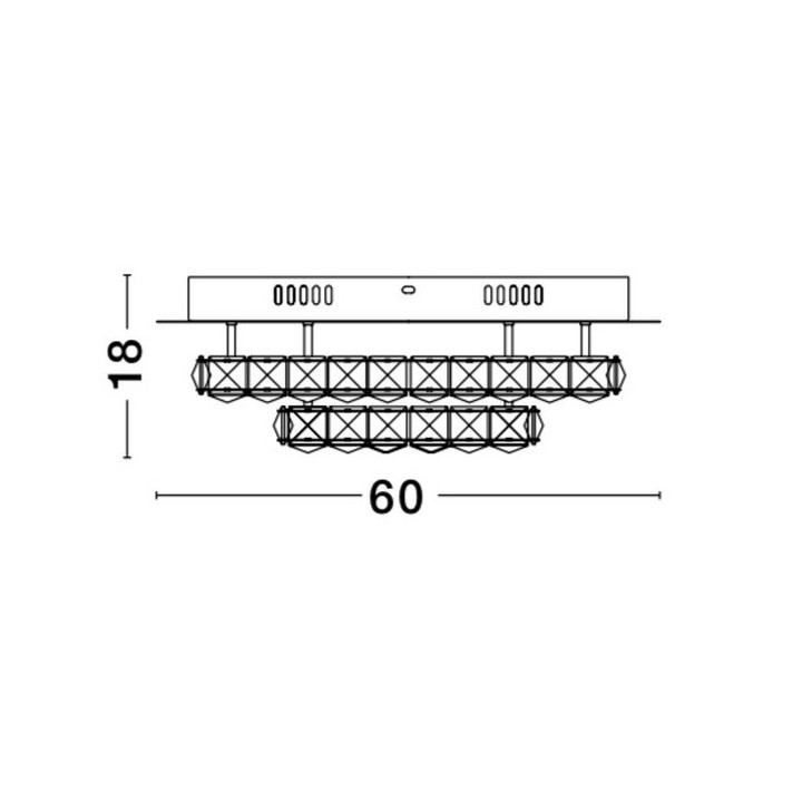 LUCES CERCEDA LE42316 Ceiling lamp 44W LED