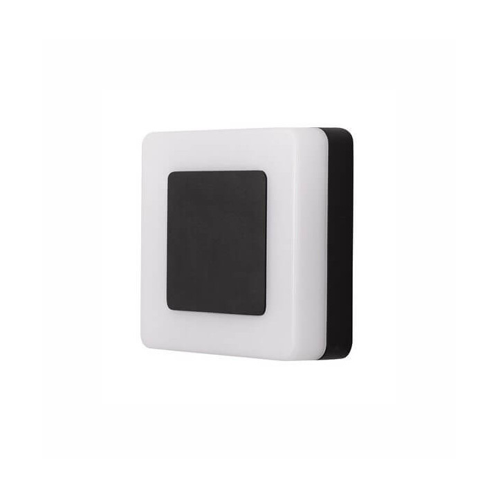 LUCES SABANETA LE71396/7 is a square wall lamp, white/black