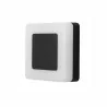 LUCES SABANETA LE71396/7 is a square wall lamp, white/black