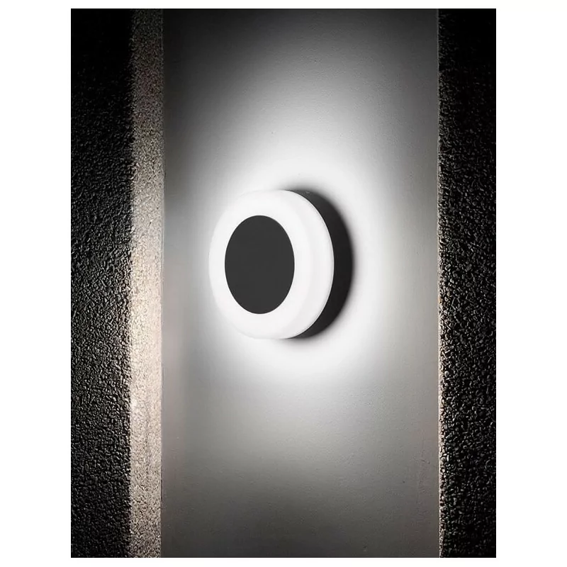 LUCES SABANETA LE71394/5 round outdoor wall lamp white/black