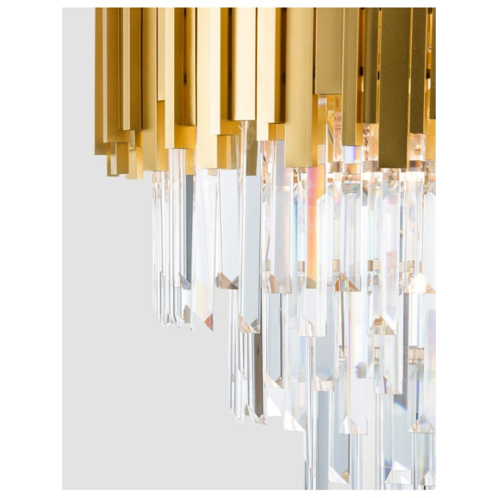 LUCES CAMPANA LE42285 wisząca złota lampa na żar&oacute;wki E14 LED
