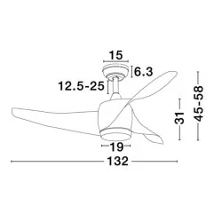 LUCES SAMPUES LE42553 LED ceiling fan