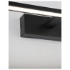 LUCES IPIALES LE42405/6 oblong internal wall lamp black/white