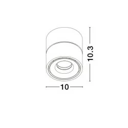 LUCES ALBACETE LE61361/2 lamp made of aluminum, adjustable