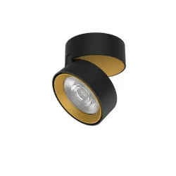 LUCES ALBACETE LE61356/7/8 round ceiling lamp, black/white/gold