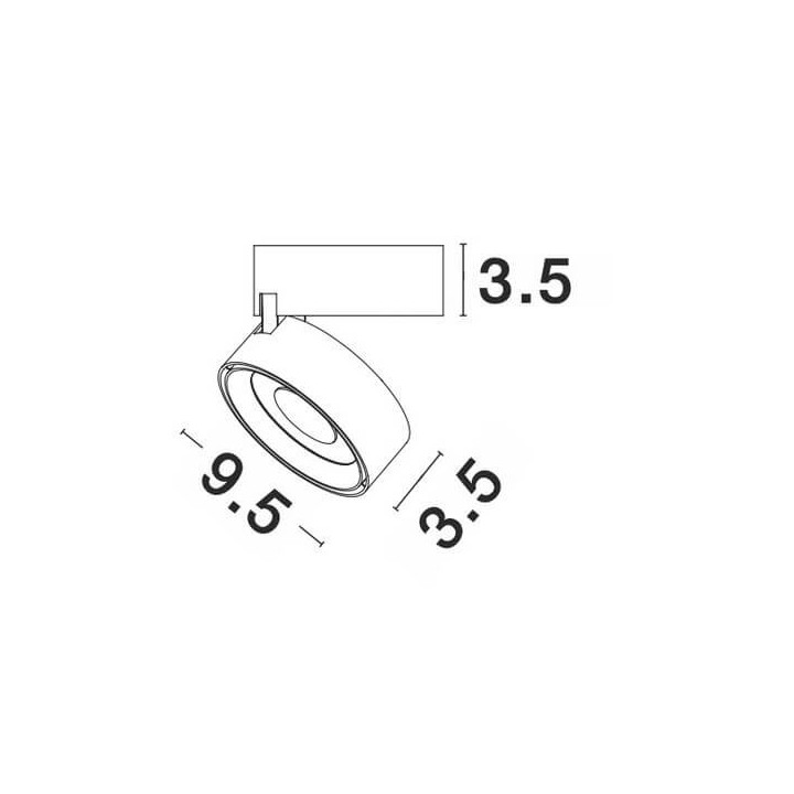 LUCES ALBACETE LE61356/7/8 okrągła lampa sufitowa, czarna/biała/złota