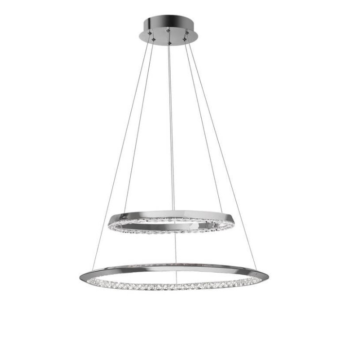 LUCES CAUCETE LE42309 Lampa wisząca ring LED 36W, dwa pierścienie