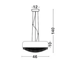 CIENAGA LE42333 lampa wisząca G9