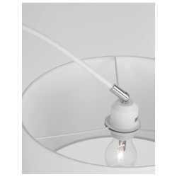 LUCES PALPALA LE42525/6 lampa podłogowa aluminiowa biała/czarna 12W