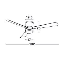 LUCES ROBLEDO LE42548 Wentylator sufitowy + LED 18W