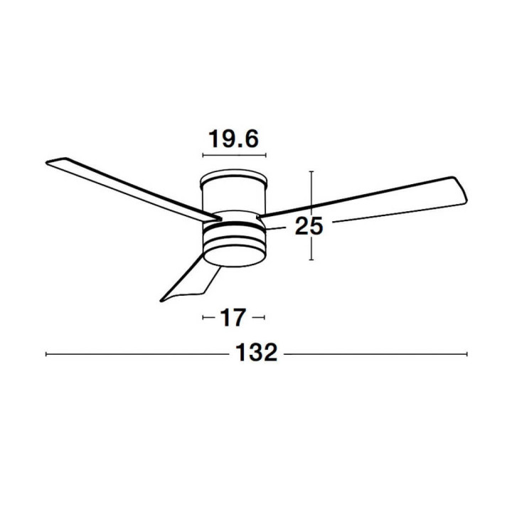 LUCES ROBLEDO LE42548 wentylator z modułem LED 35W + 18W LED