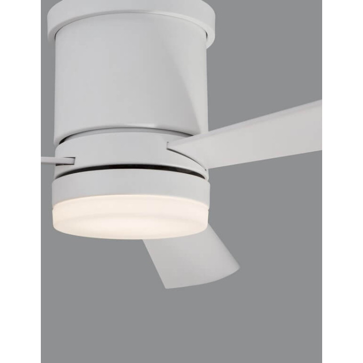 LUCES RAFAELA Wentylator sufitowy LED biały z silnikiem 35W LED 18W