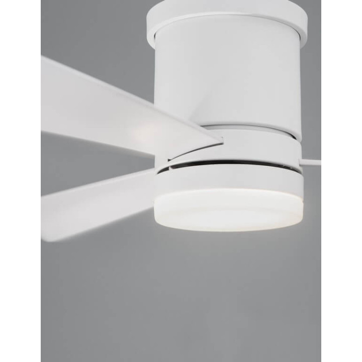 LUCES RAFAELA Wentylator sufitowy LED biały z silnikiem 35W LED 18W
