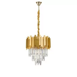 LUCES CAMPANA LE42286 E14 gold hanging lamp