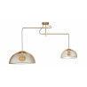 Maxlight CONCEPT P0454/5 hanging lamp with 2 lampshades, black/gold