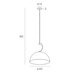 MAXLIGHT P0464 TWENTY E27 HANGING LAMP