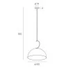 MAXLIGHT P0464 TWENTY E27 HANGING LAMP