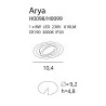 MAXLIGHT ARYA TILTED H0099 OPRAWA PODTYNKOWA RUCHOMA